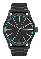 nixon sentry ss all black/ blue