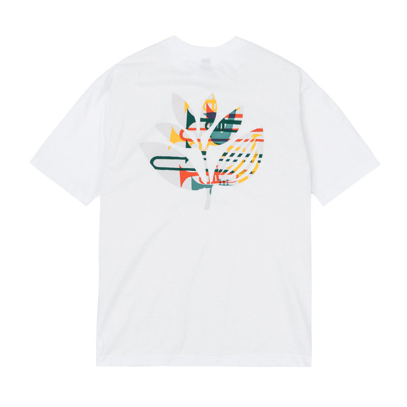 Magenta Jazz T-shirt White