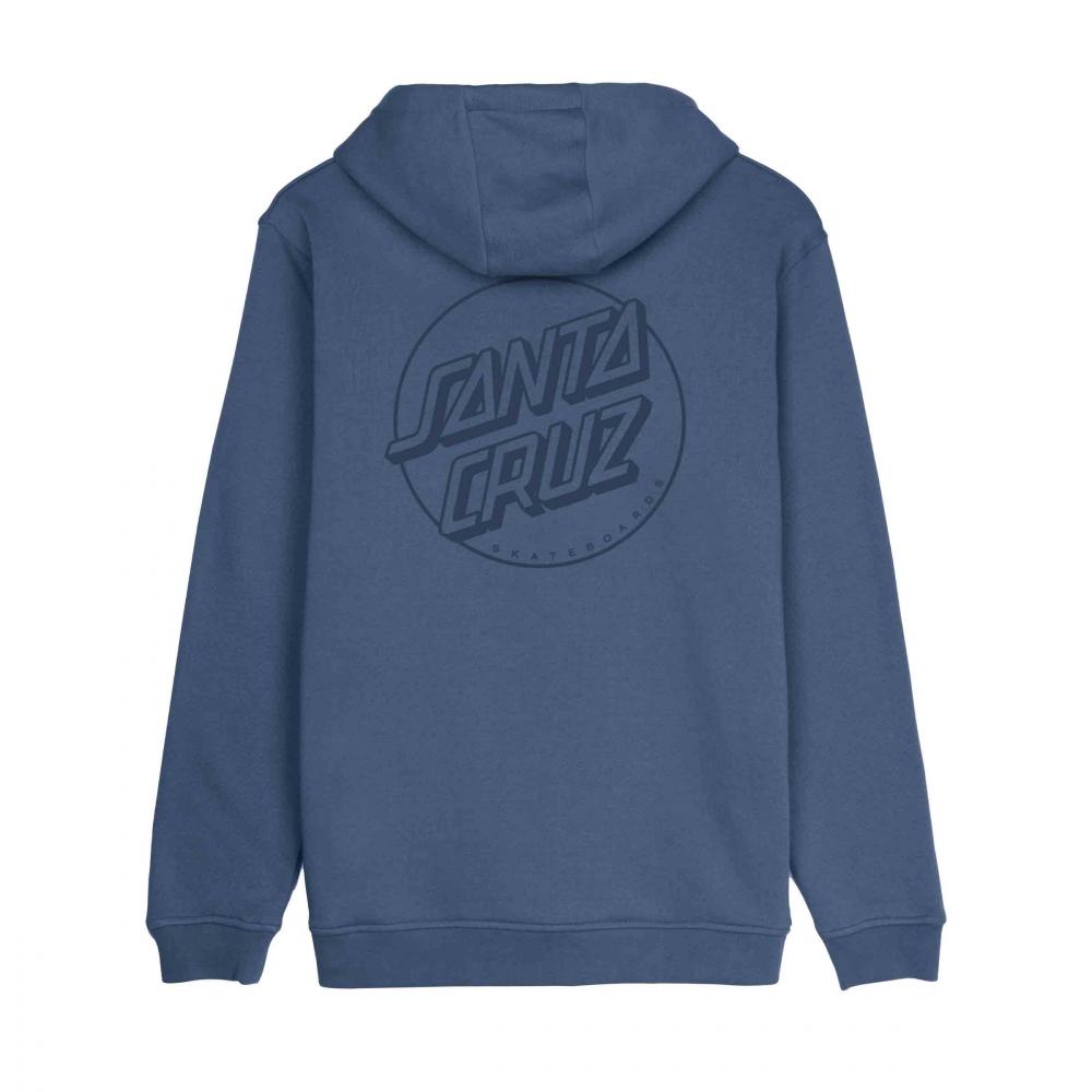 Santa Cruz Tonal Opus Dot Stripe Hoodie Heritage Blue