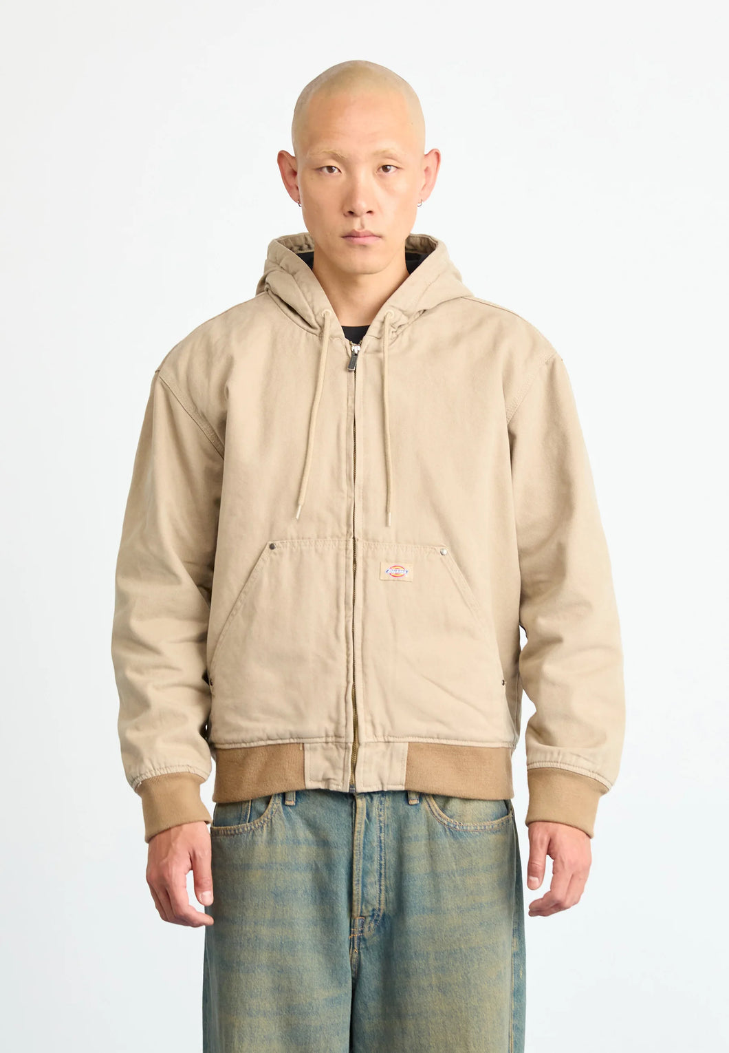 Dickies Hilham Hooded Canvas Jacket Desert Sand