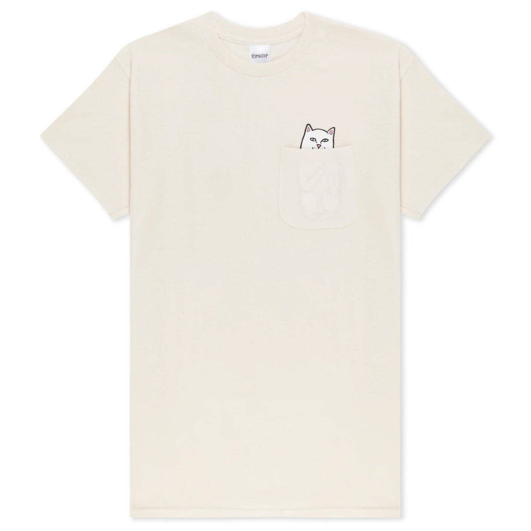 RipNdip Lord Nermal Pocket T-shirt Natural