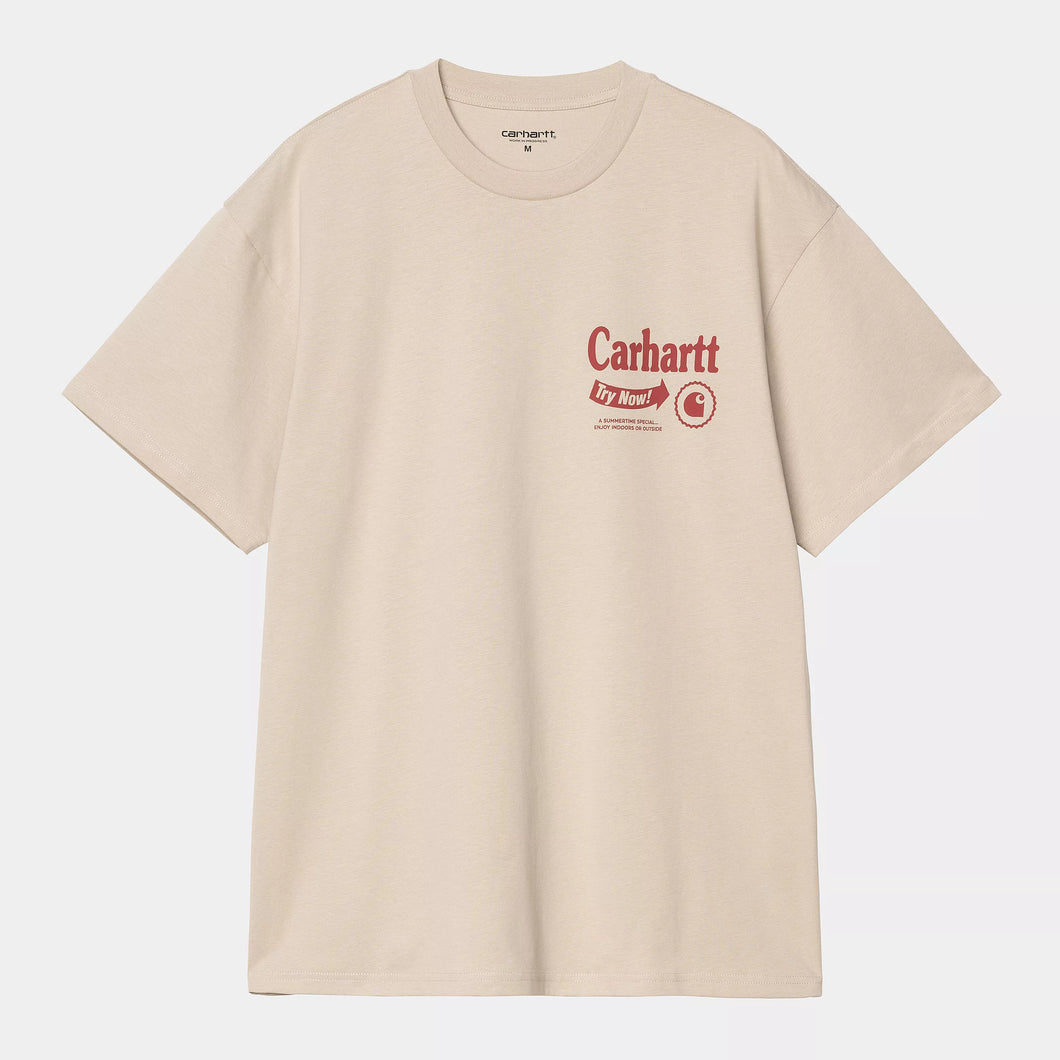 Carhartt WIP Catalogue T-shirt Fleur De Sel/ Desire