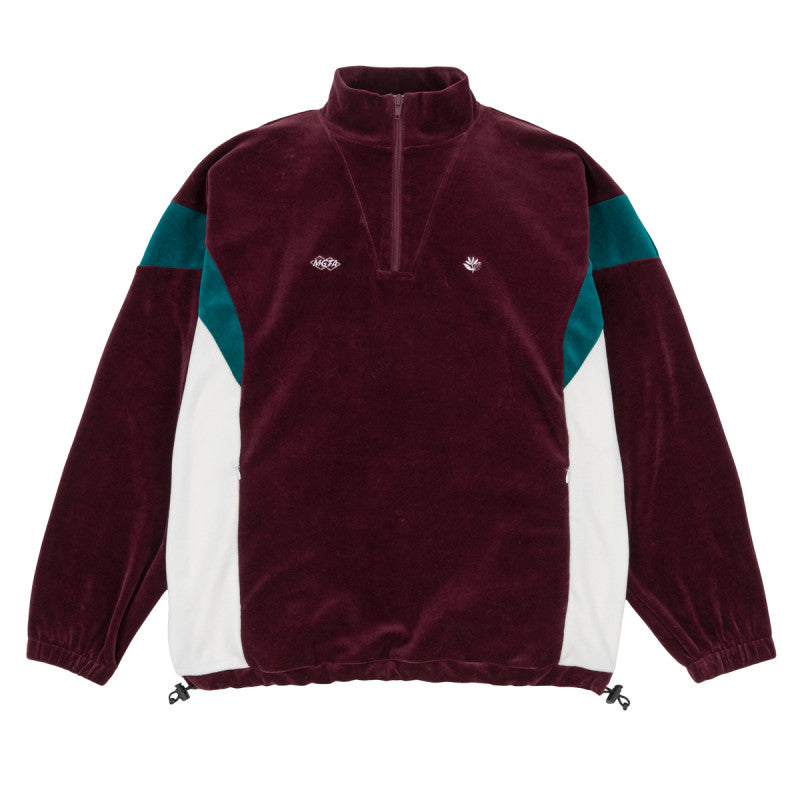 Magenta Retro Highneck Track Jacket Purple