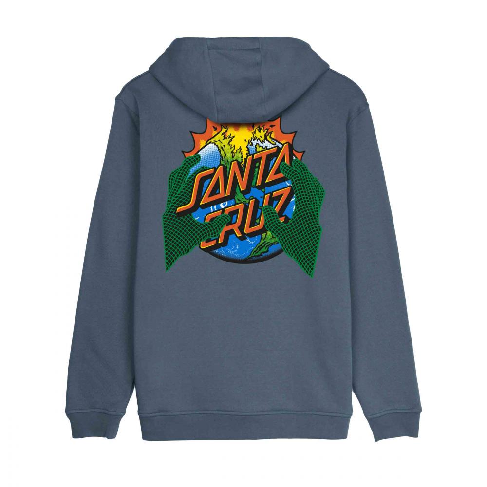 Santa Cruz Kenall End Of The Dot Hoodie Storm Grey