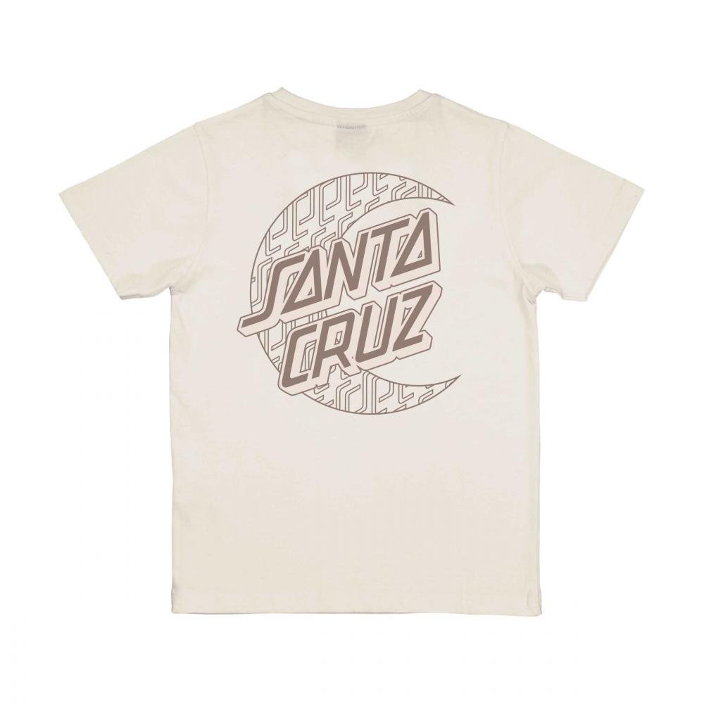 Santa Cruz Kids Imprint Moon Dot T-shirt Unbleached