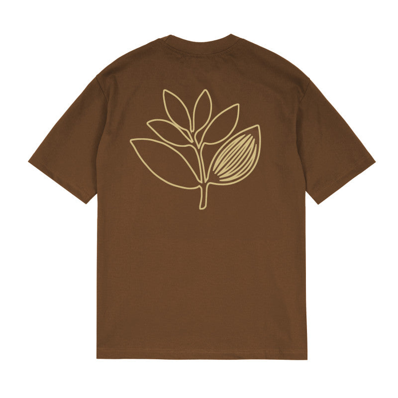 Magenta Outline T-shirt Hazelnut