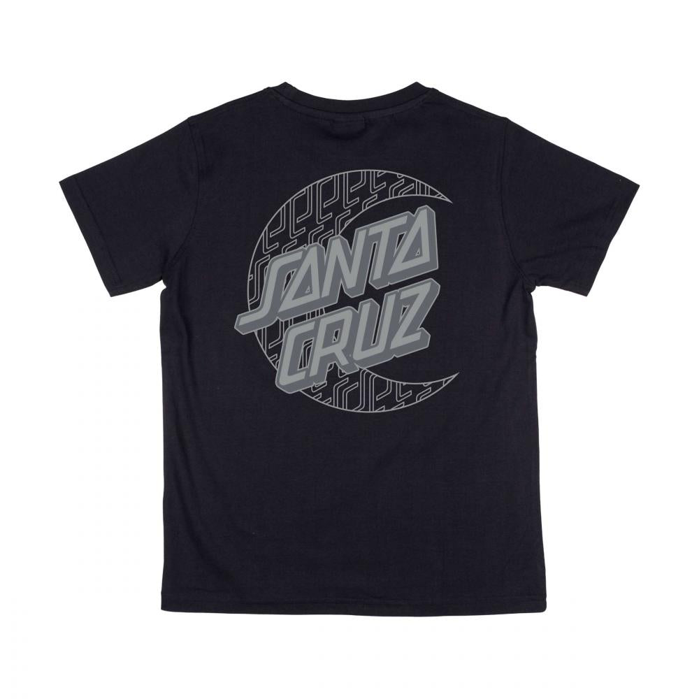 Santa Cruz Kids Imprint Moon Dot T-shirt Black