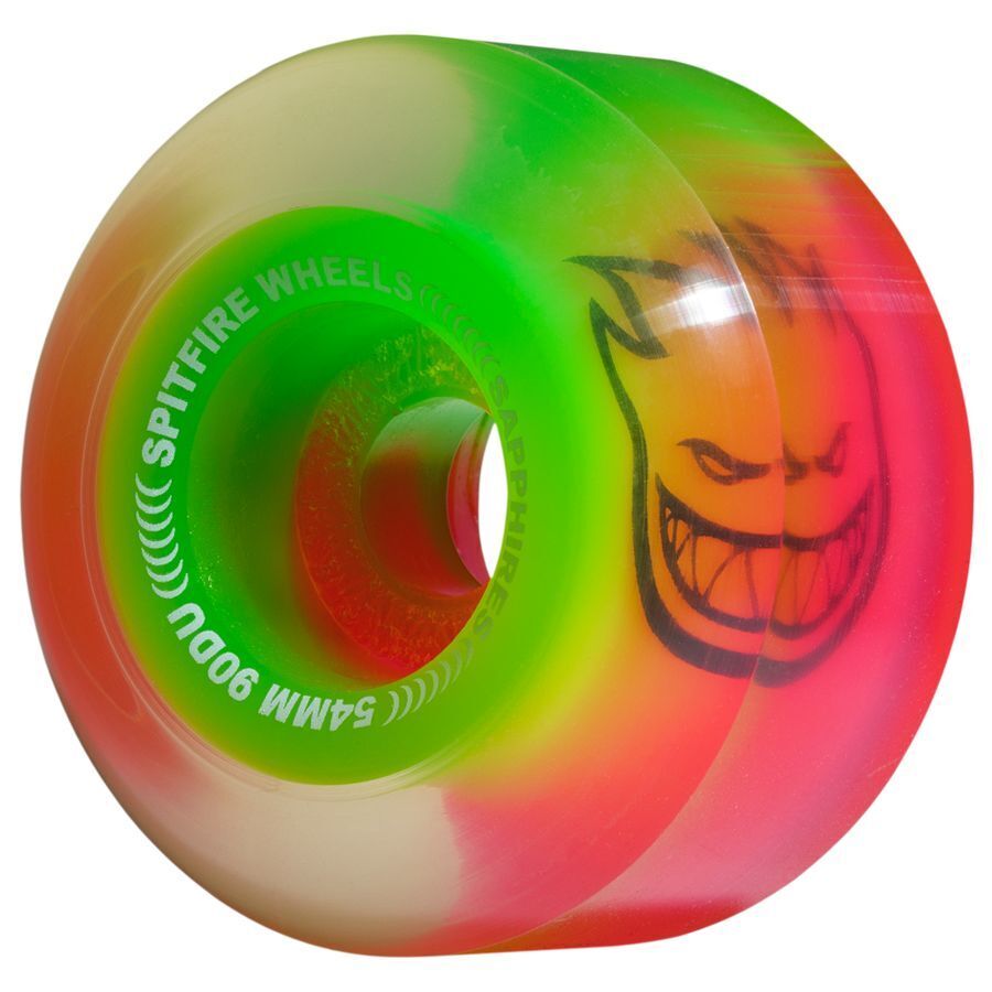 Spitfire Wheels Sapphires Pink/Green 56mm