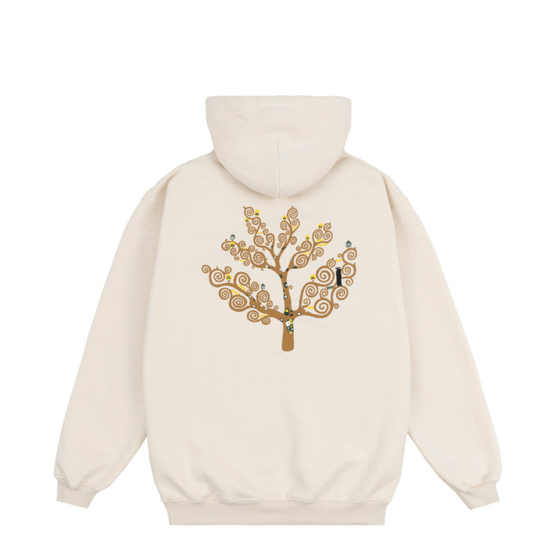 Magenta Life Hoodie Natural