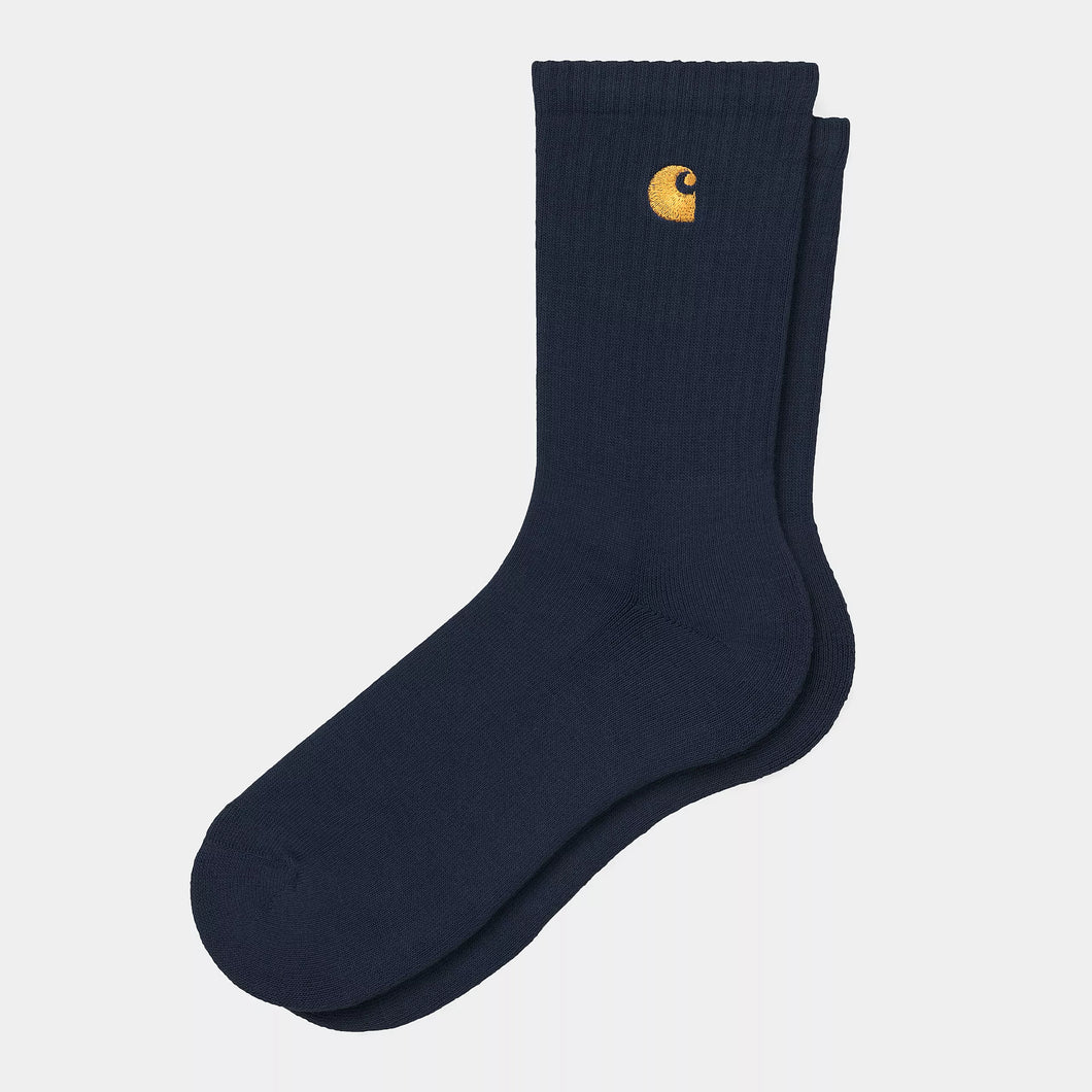 Carhartt WIP Chase Socks Dark Navy / Gold