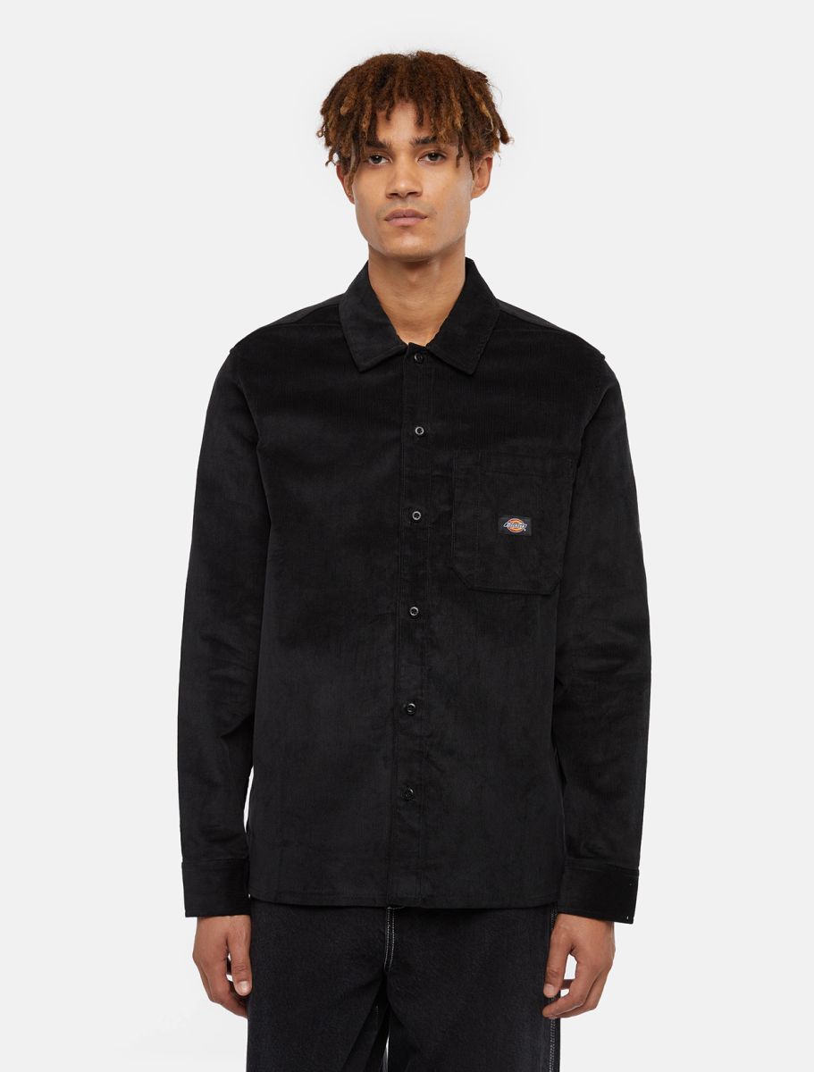 Dickies Corduroy Shirt Longsleeve Black