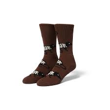 Huf Pest Problem Crew Socks Camel