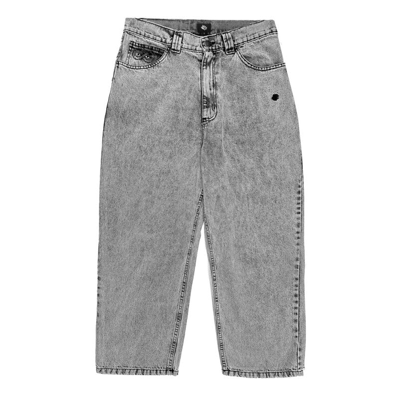 Magenta Og Denim Pants Acid