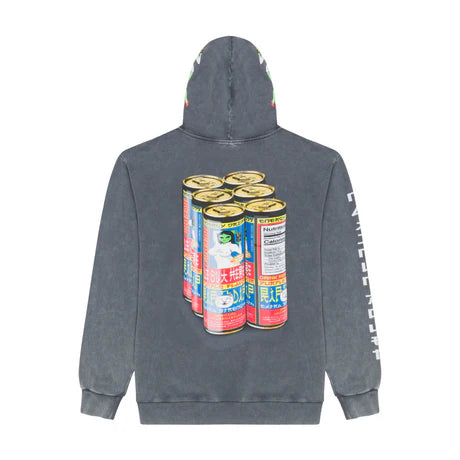 RipNDip Nerms Cans Hoodie Charcoal Vintage Washed
