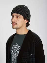 Volcom Full Stone Cuff Beanie Black
