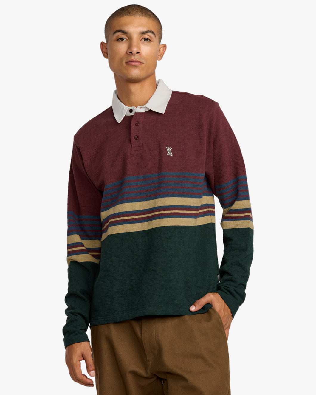 RVCA Freeman Harbor Polo LS RDE