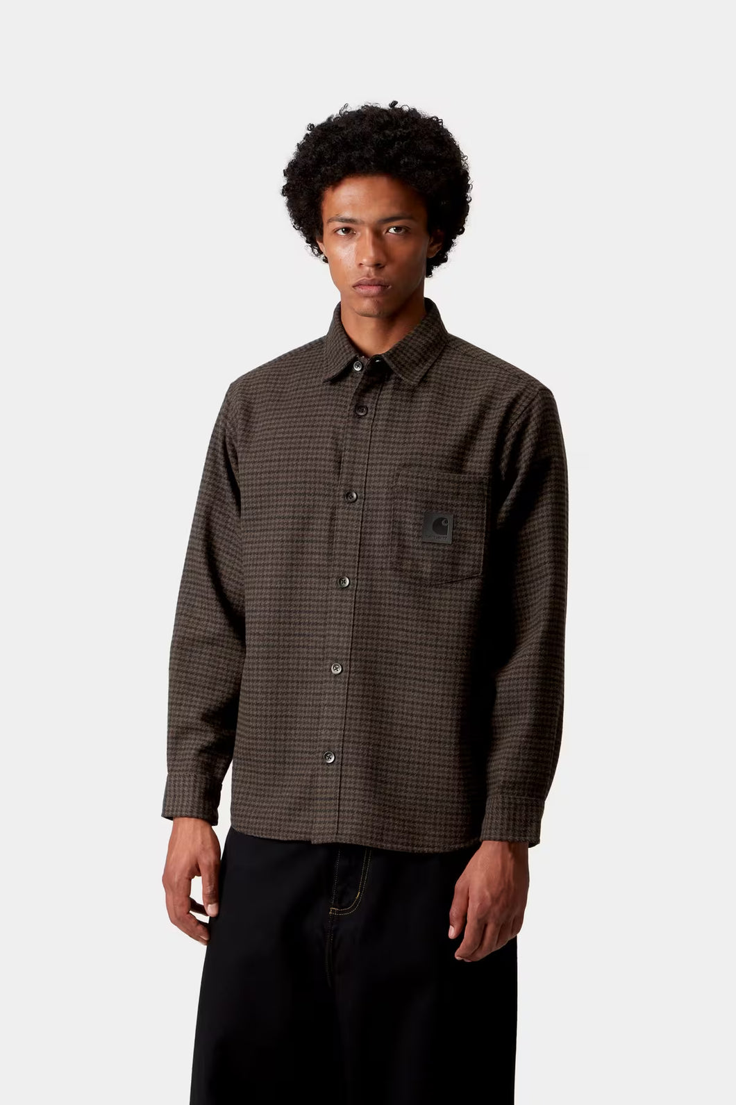 Carhartt Wip L/S Lowis Houndstooth/Vitola Heather