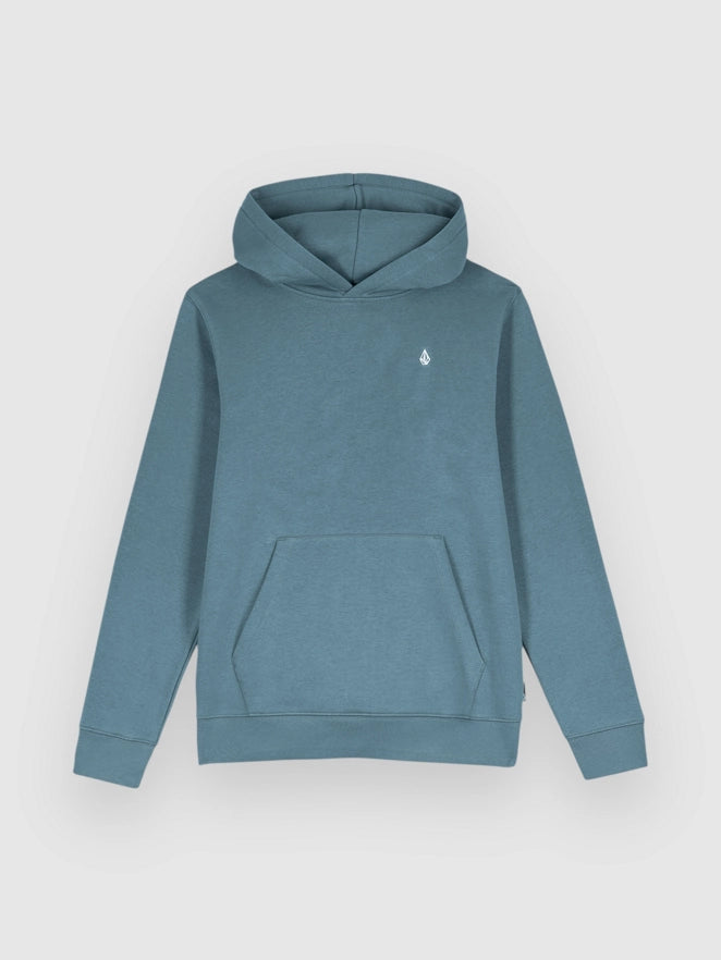 Volcom Kids Single Stone Po Hoodie Blue Washed