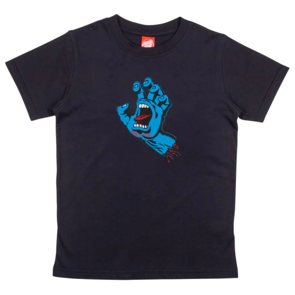 Santa Cruz Kids Screaming Hand T-shirt Black