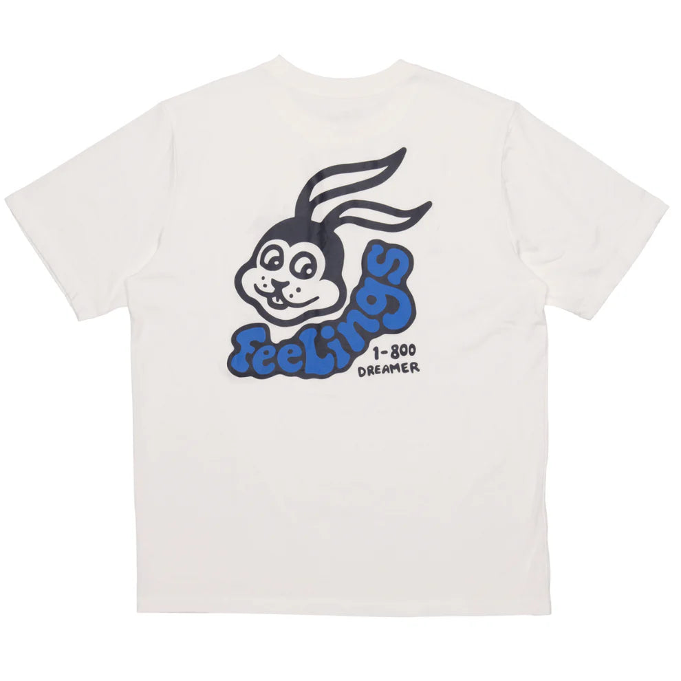 Feelings Rabbit Short Sleeves White