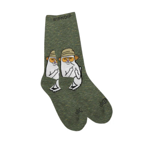 Rip N Dip Lord Nermal S Thompson Socks Olive