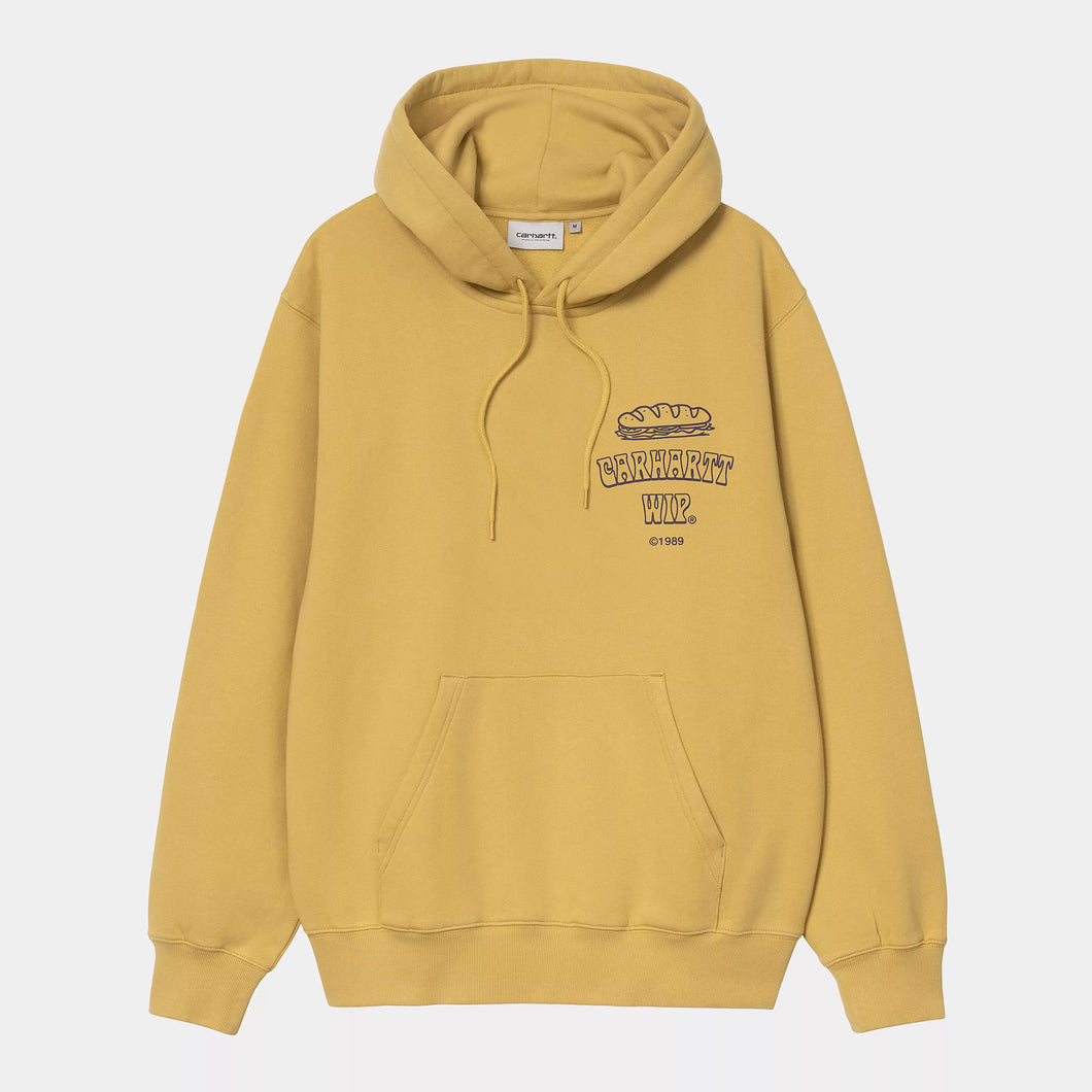 Carhartt WIP Hooded Sandwich Sweatshirt Suncrest/Purple