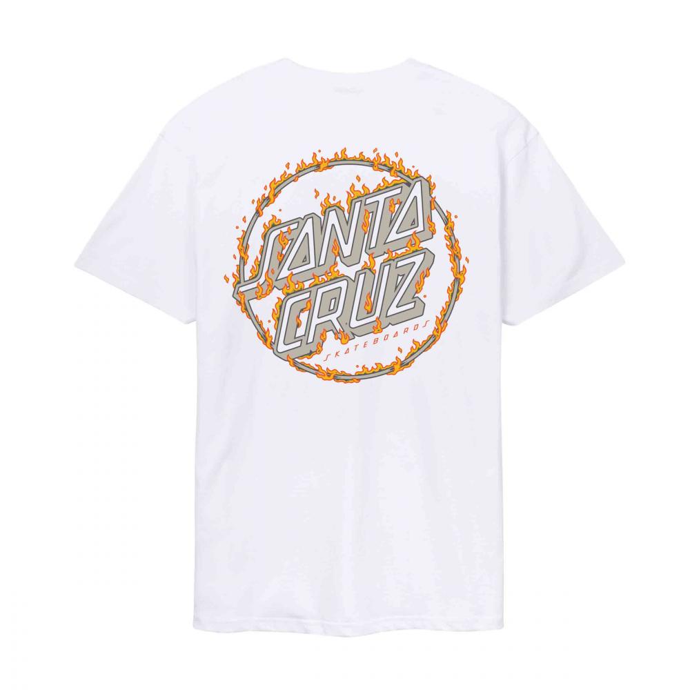 Santa Cruz Burnt Opus Oversized T-shirt White