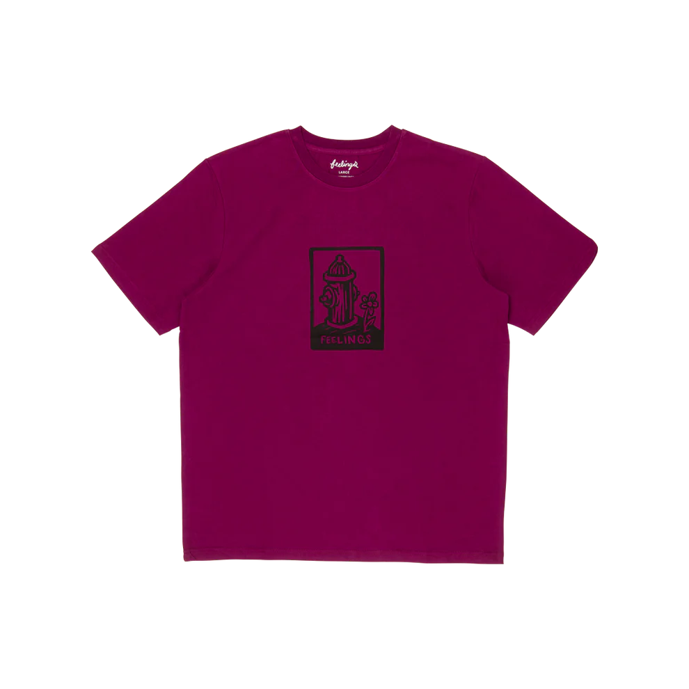 Feelings Hydrant Short Sleeves Tee Purple