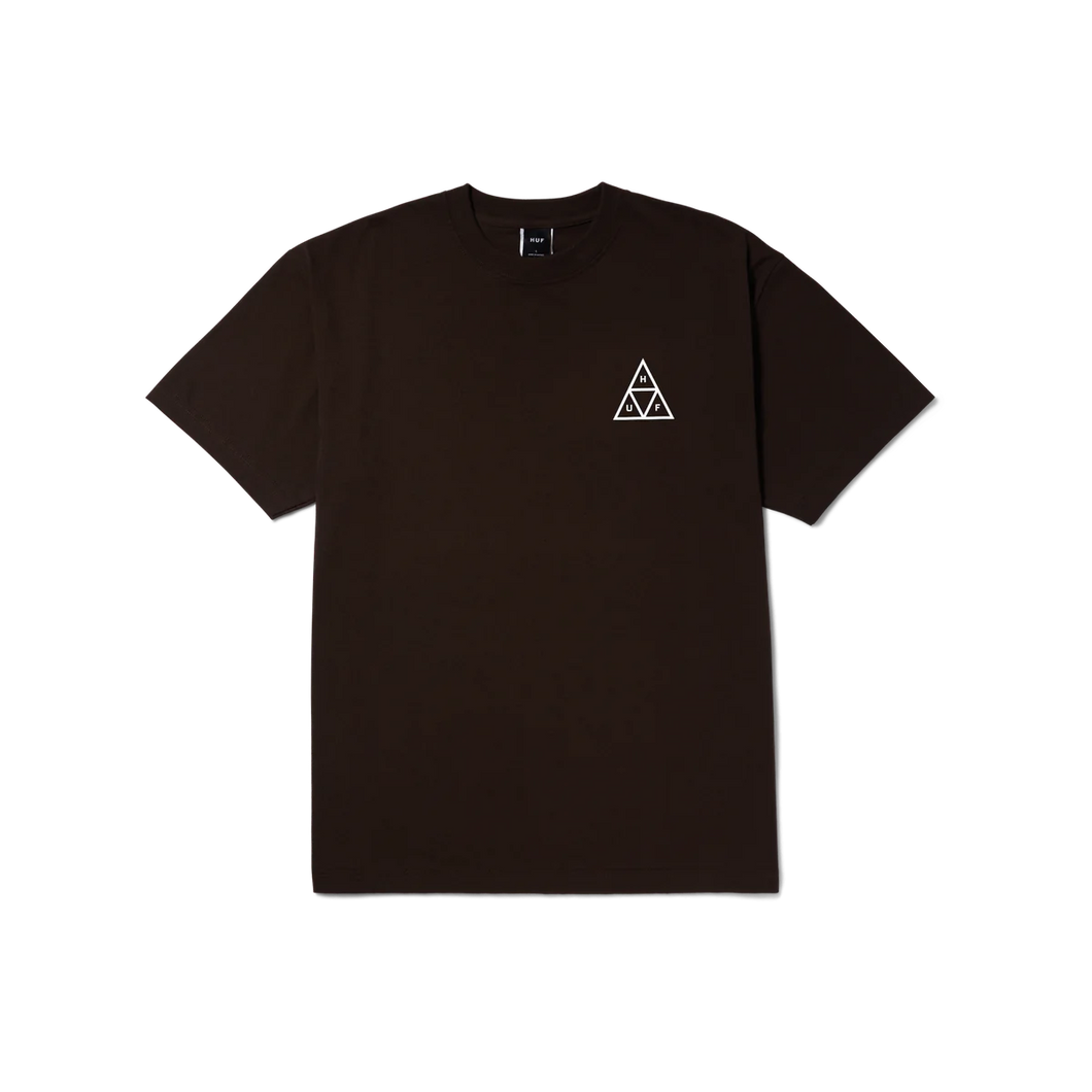 Huf Set Triple Triangle T-shirt Espresso