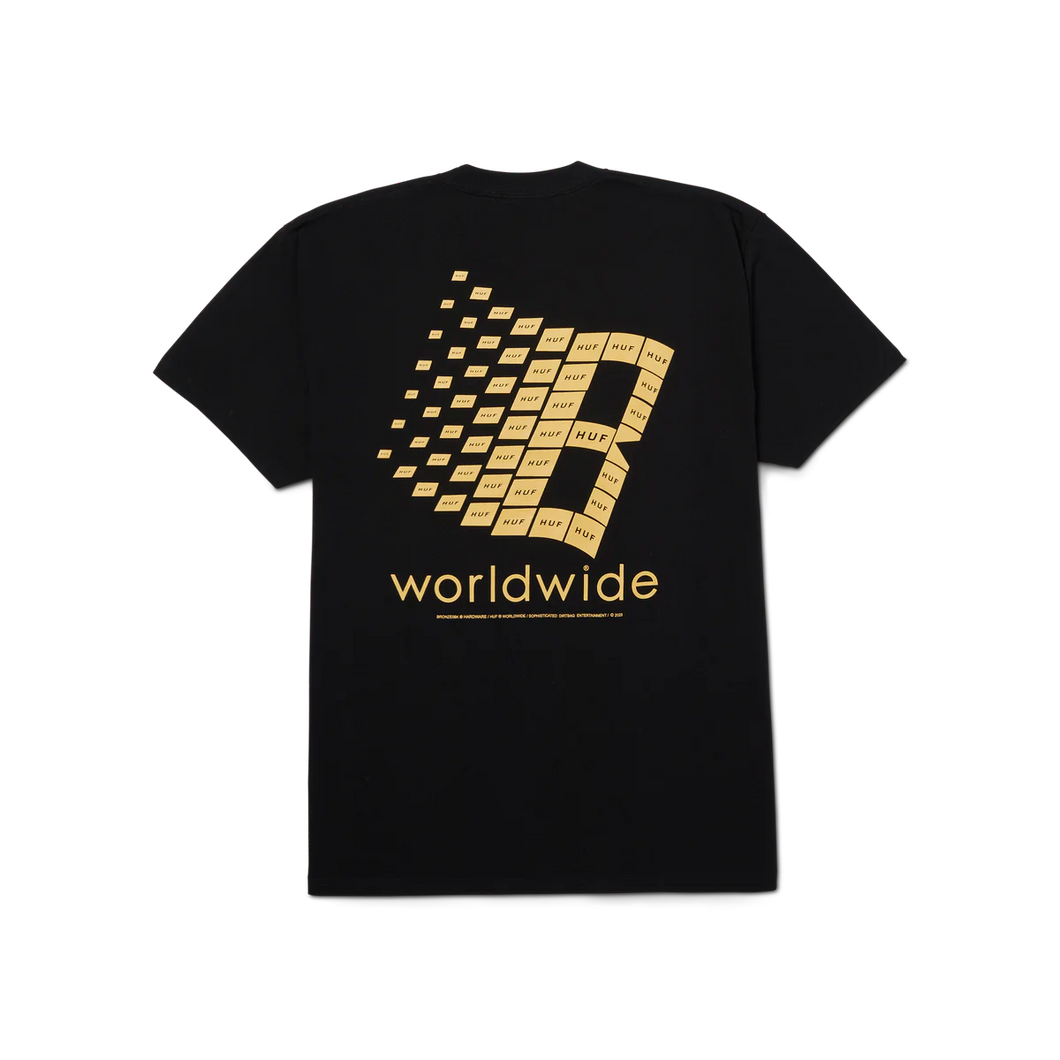 Huf X Bronze56K T-shirt Black