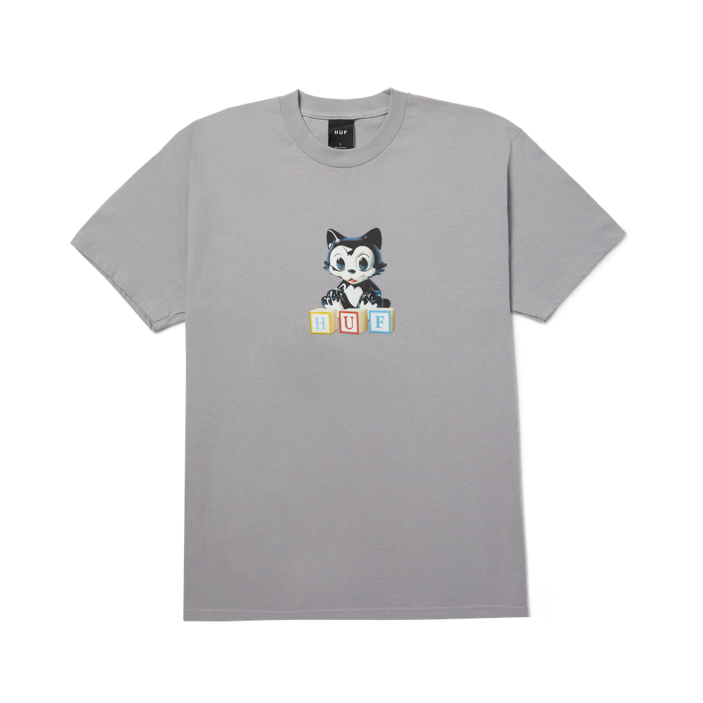 Huf Block SS Tee Lilac Chalk