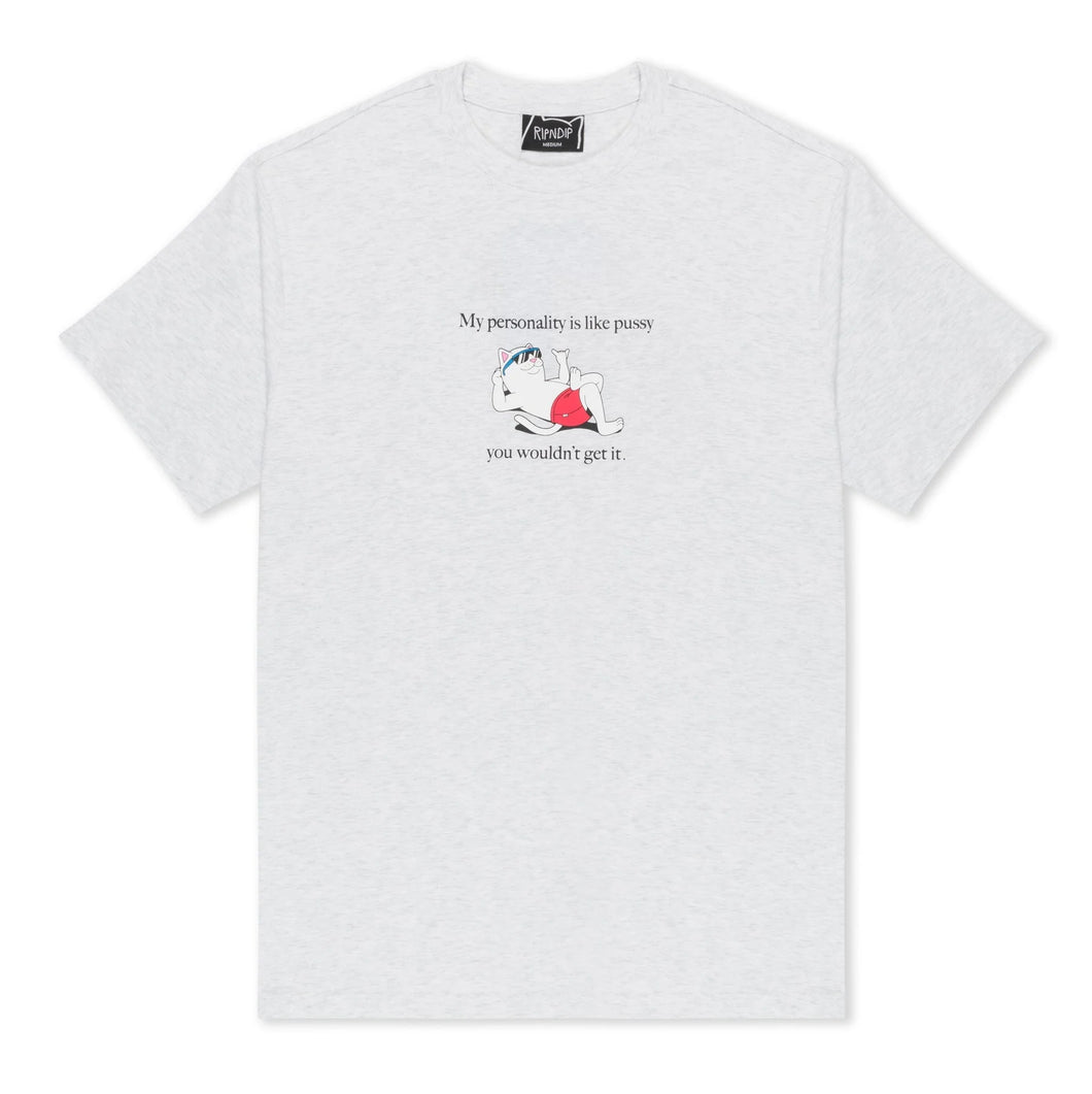 RipNdip Wouldn't Get It T-shirt Heahter Grey