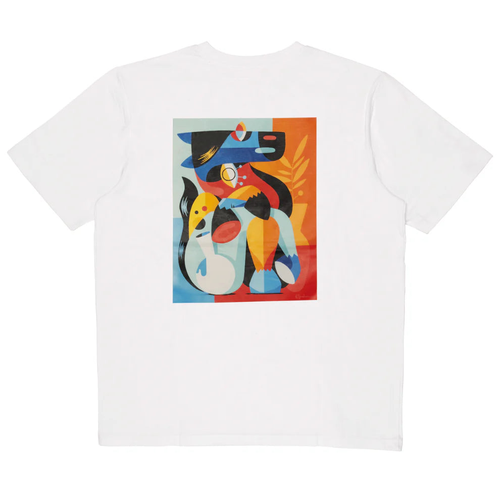 Feelings Caballo Short Sleeves Short T-shirt White