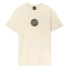 Santa Cruz Carved MFG Front T-shirt Beige