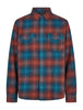 IrieDaily Rosomako Flannel Shirt Navy