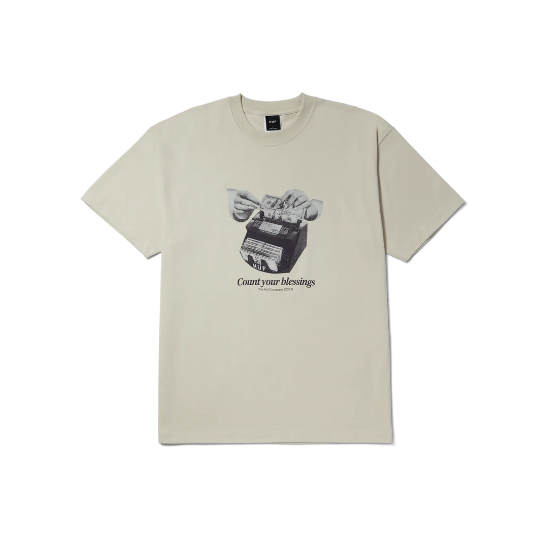 Huf Blessings T-shirt Stone