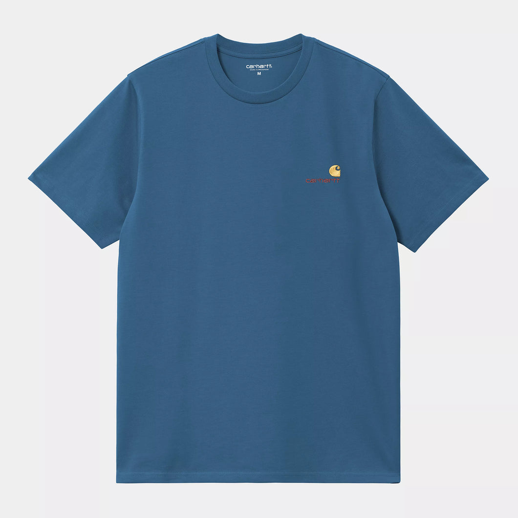 Carhartt WIP American Script T-shirt Sodalite