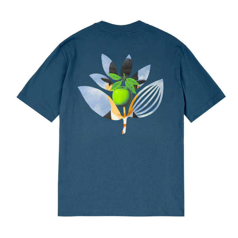 Magenta Pomme tee Petrol Blue