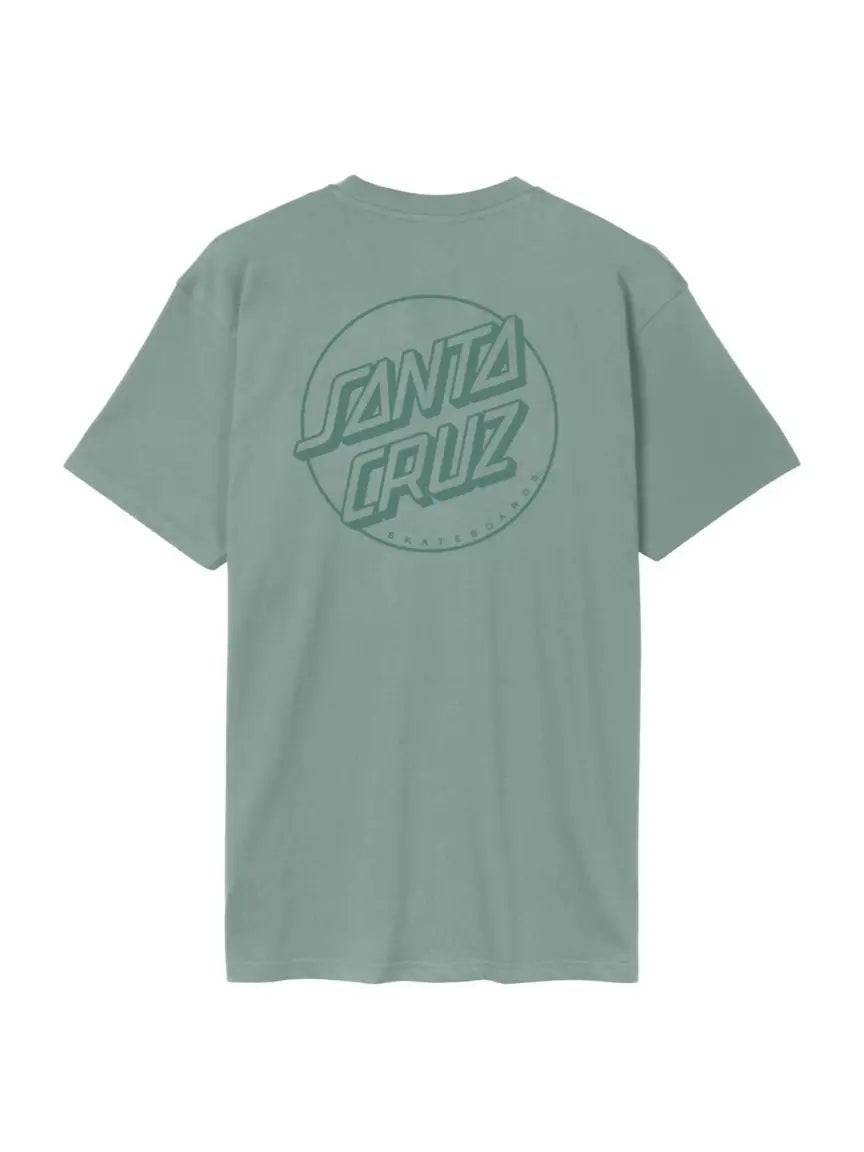 Santa Cruz Tonal Opus Dot Stripe T-shirt Moonrock