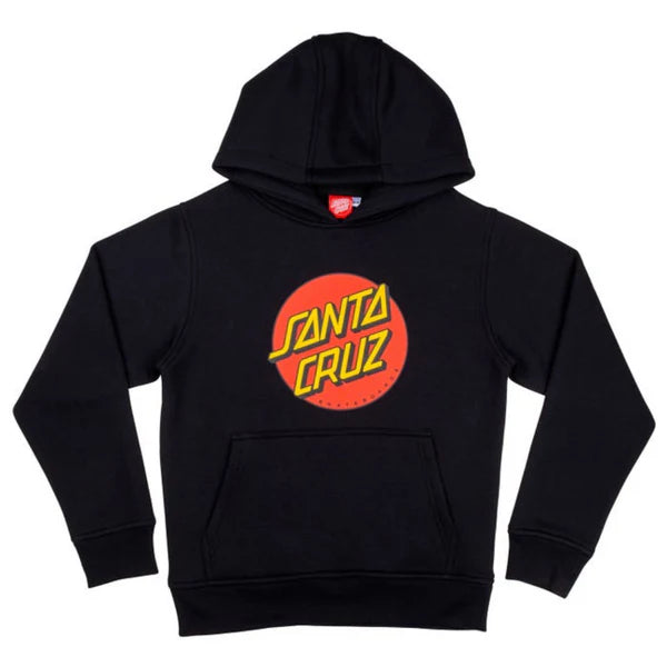 Santa Cruz Kids Classic Dot Hoodie Black