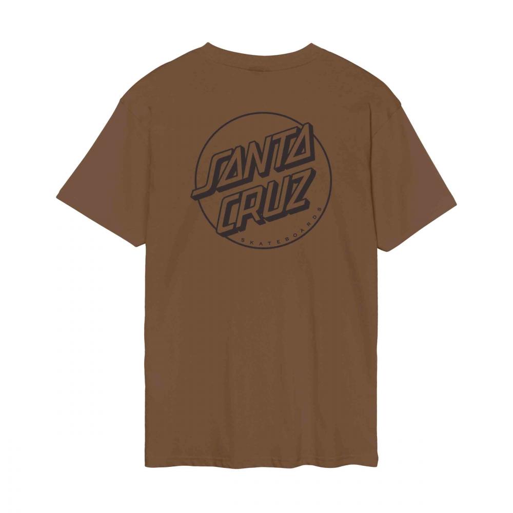 Santa Cruz Tonal Opus Dot T-shirt Chestnut