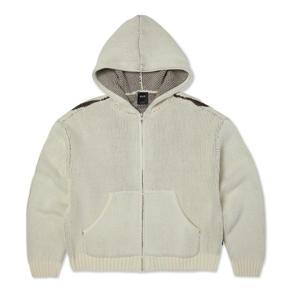 Huf Token Zip Hoodied Sweater Bleach