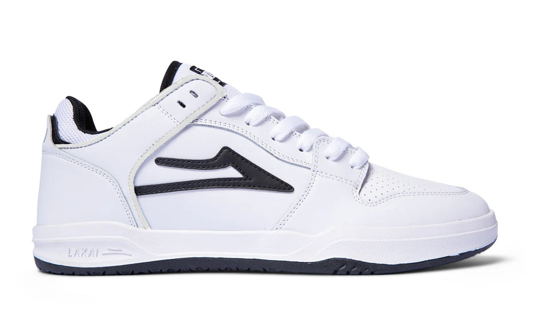 Lakai Telford Low White/Black Leather