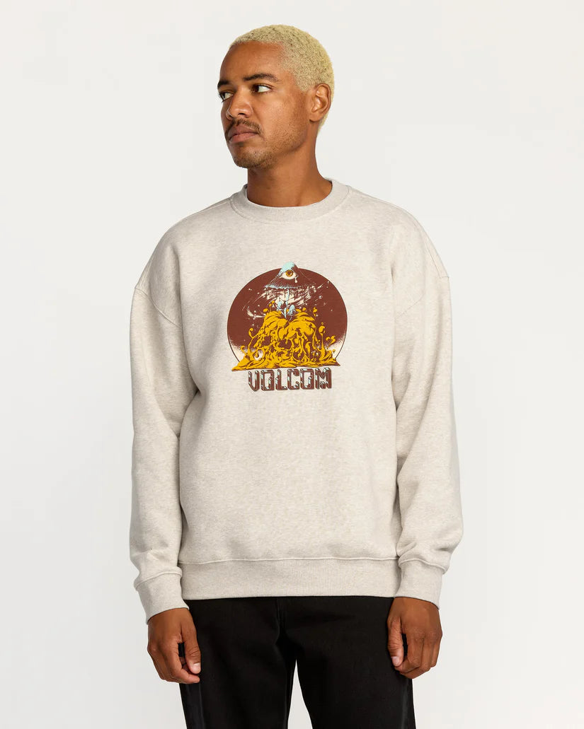 Volcom Fa Callum Rooney Crew Dust Heather