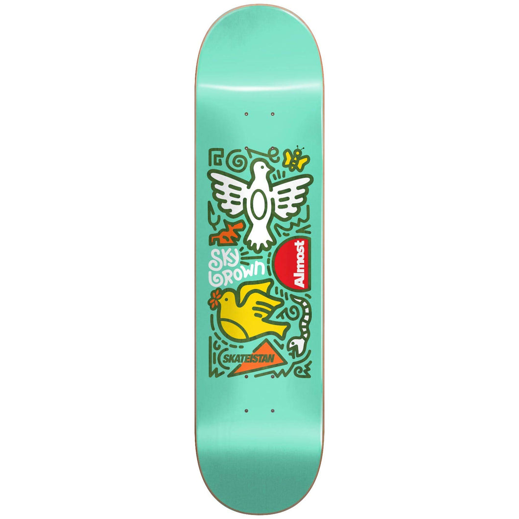 Almost Skateistan Sky Doodle Deck 7.75