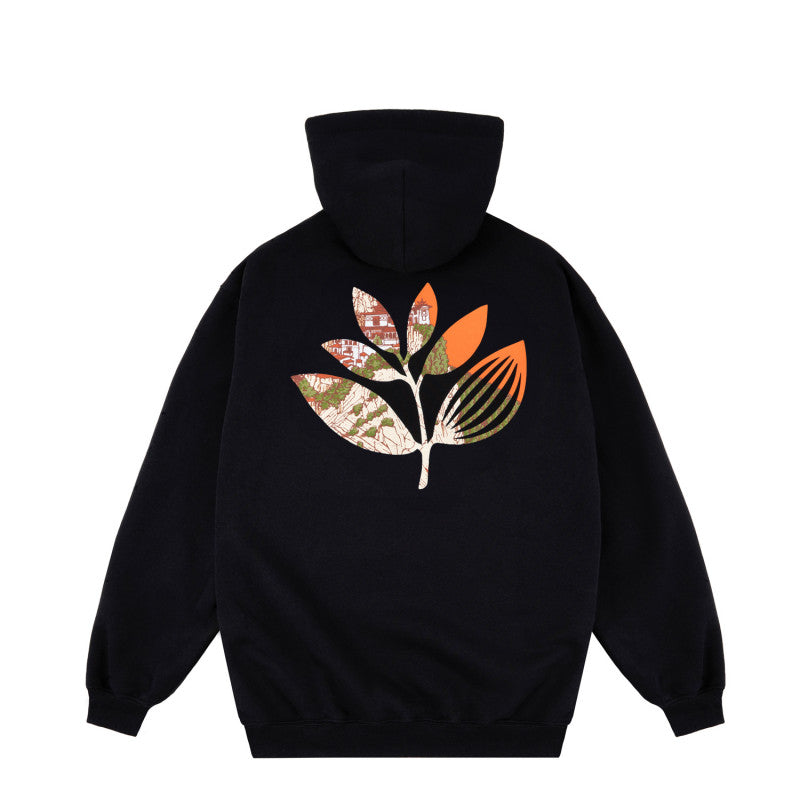 Magenta Dojo Hoodie Black