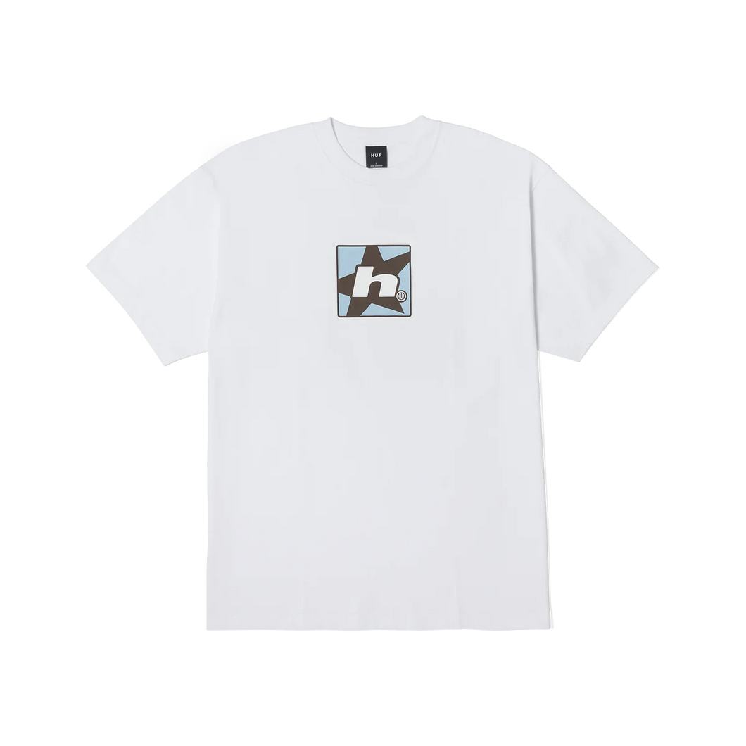 Huf H Star T-shirt White