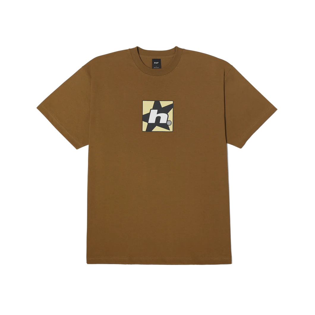 Huf H Star T-shirt Mud