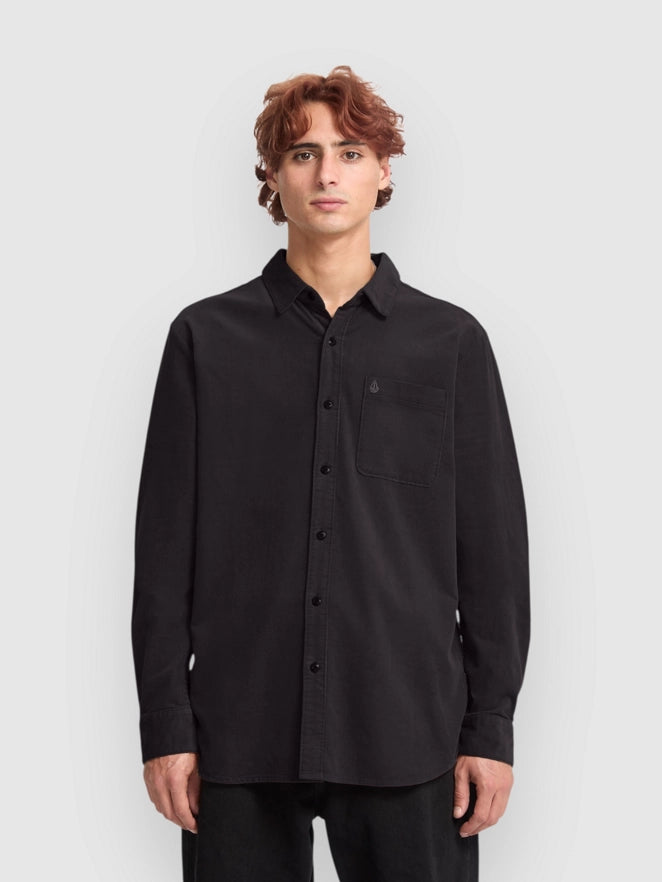 Volcom Zander Shirt Ls Asphelt Black
