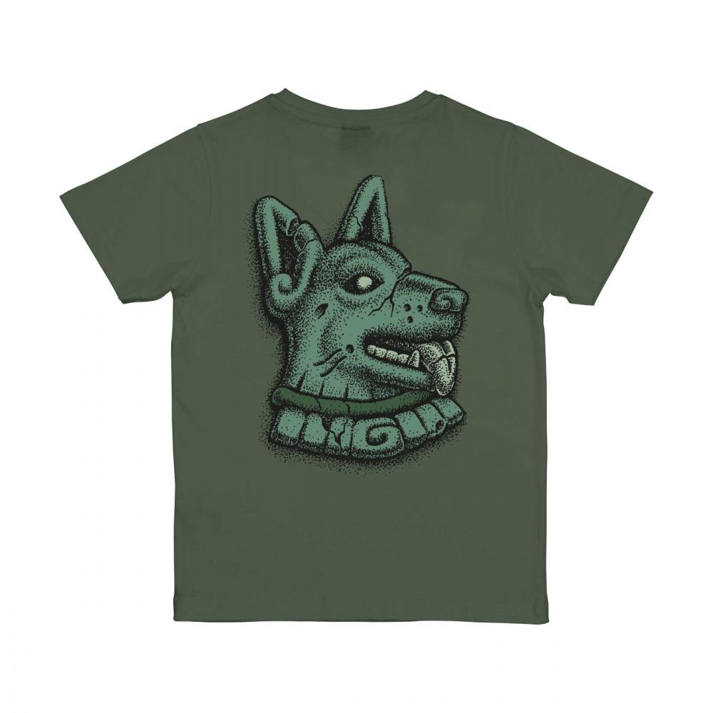 Santa Cruz Kids Winkowksi Dog T-shirt Dark Moss